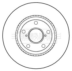 BORG & BECK Тормозной диск BBD5292